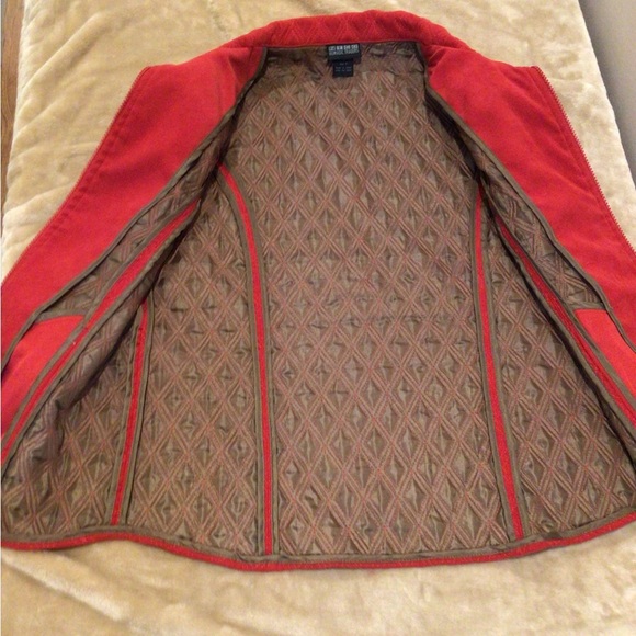 NTCO Nomadic Traders Quilted Microsuede Zip Front Vest Size Small - Picture 7 of 7
